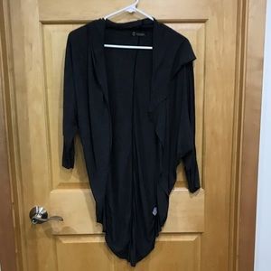 Toggery by Kate D’arcy open front hooded cardigan